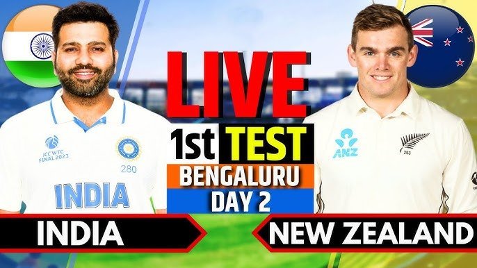 India vs New Zealand LIVE SCORE UPDATES, 1st Test Day 2: Visitors get a good start, NZ 82/1 at tea